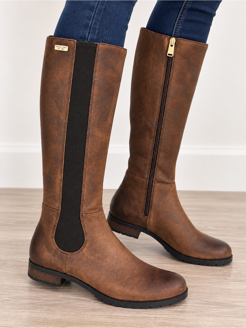 Rockport Tristina Tall Chelsea Leather Boots